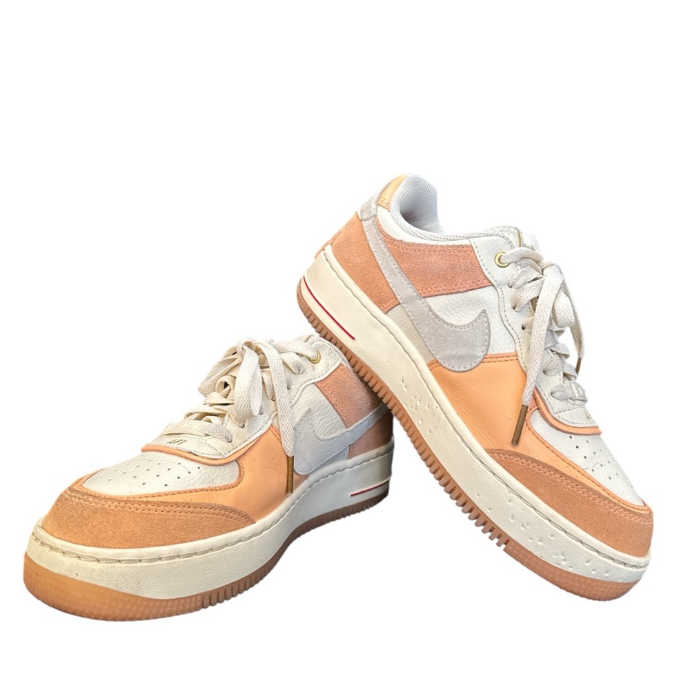 Women’s Nike Air Force 1 Shadow Sisterhood Cashmere Orange DM8157-700 Size 7